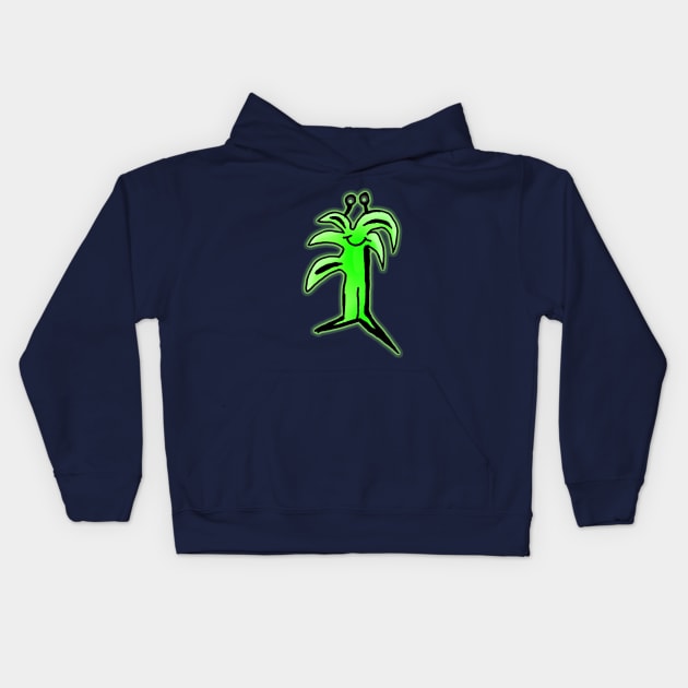 Wiggly Tree Kids Hoodie by IanWylie87